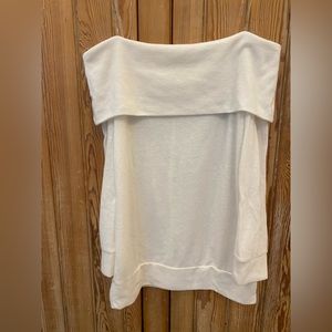 Charlotte Russe off the shoulder sweater, size XS